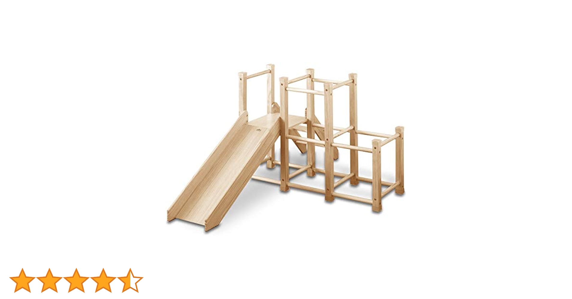 RiZKiZ すべり台　ジャングルジム　リズキズ Amazon | RiZKiZ 木製 ジャングルジム 耐荷重50kg すべり台 階段